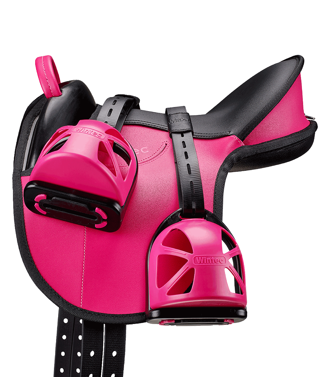 Kinder Reitkissen Set, pink