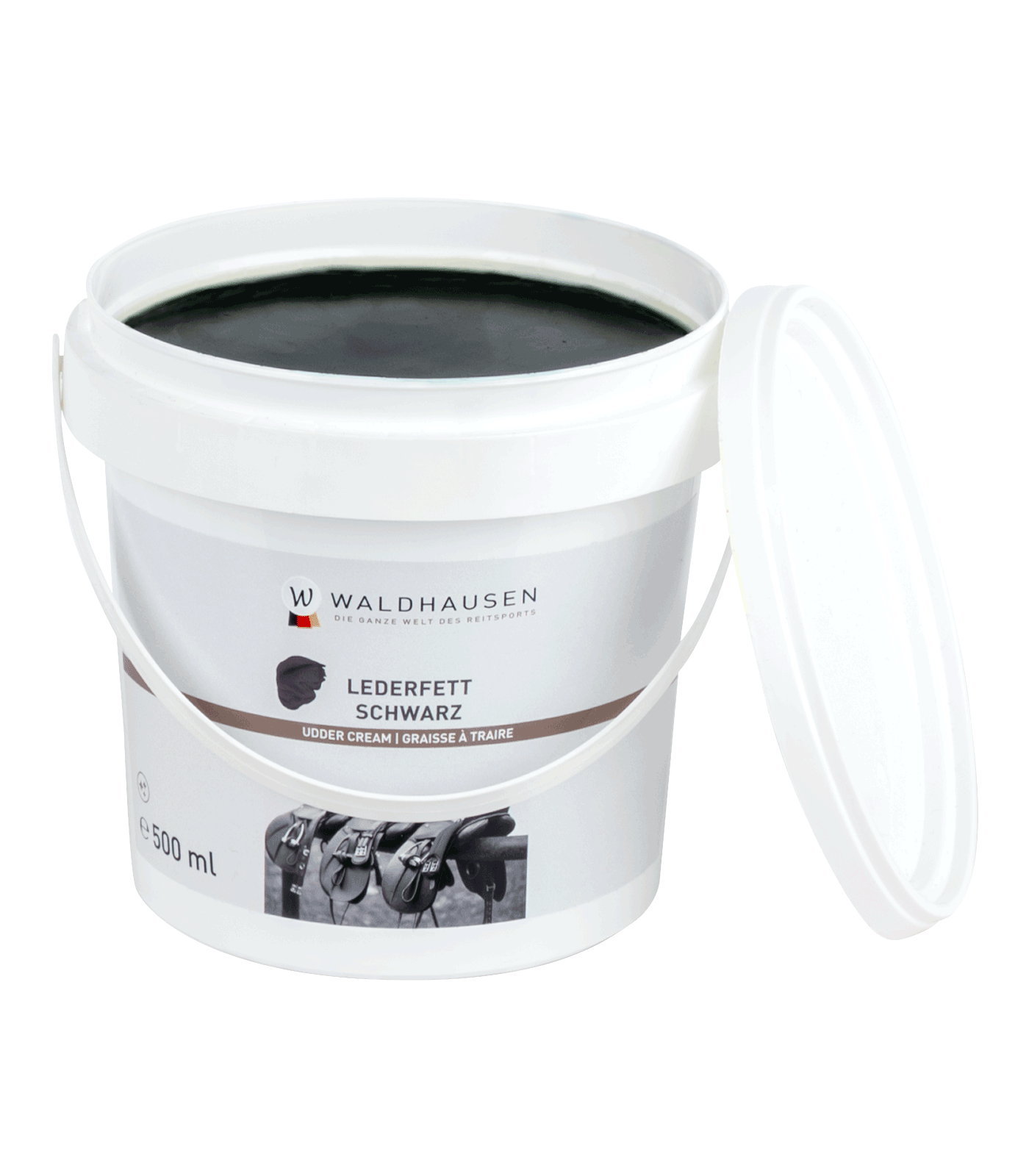 Waldhausen Lederfett, schwarz, 500 ml