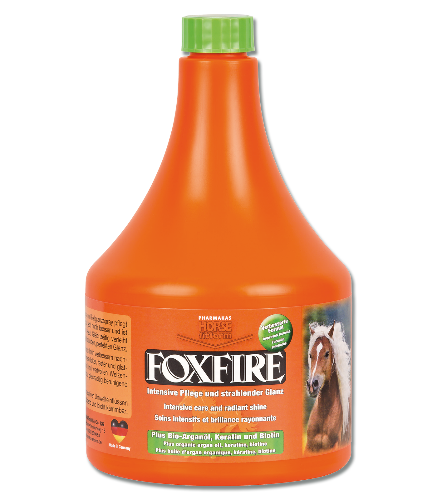 Foxfire Fellglanz – Haar – , Mähnen – und Schweifspray, 500 ml , mit Sprühkopf