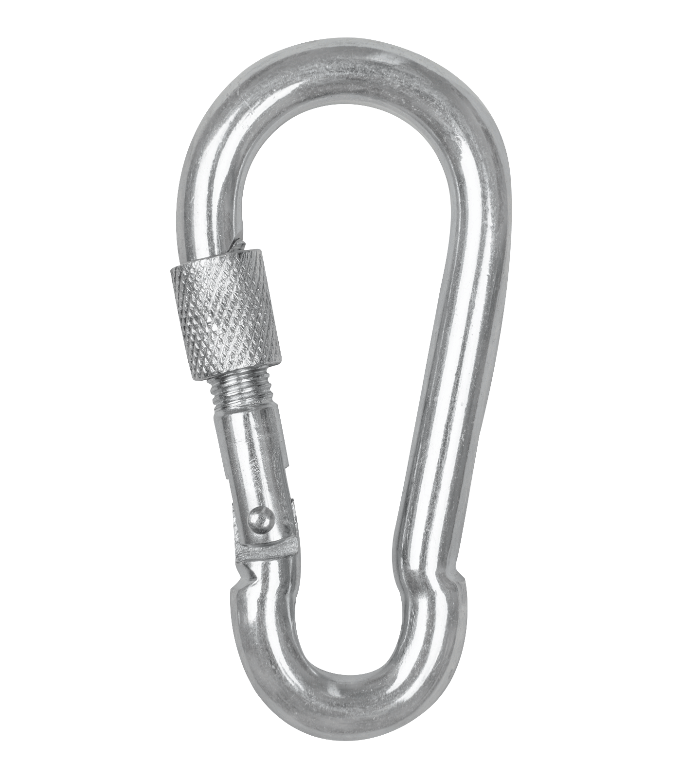 Waldhausen Waldhausen Sicherheits-Karabiner mit Schraubverschluss 9cm