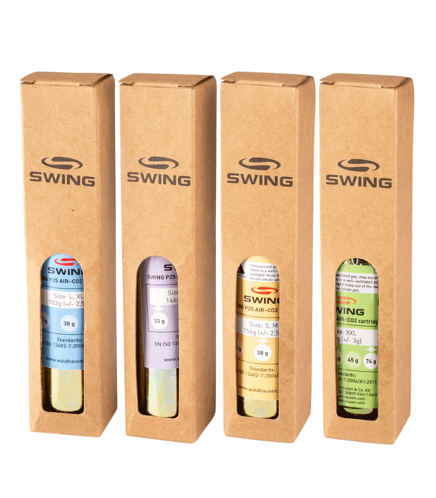 Swing Swing Ersatzkartusche CO2 für Airbag-Weste P25 AIR
