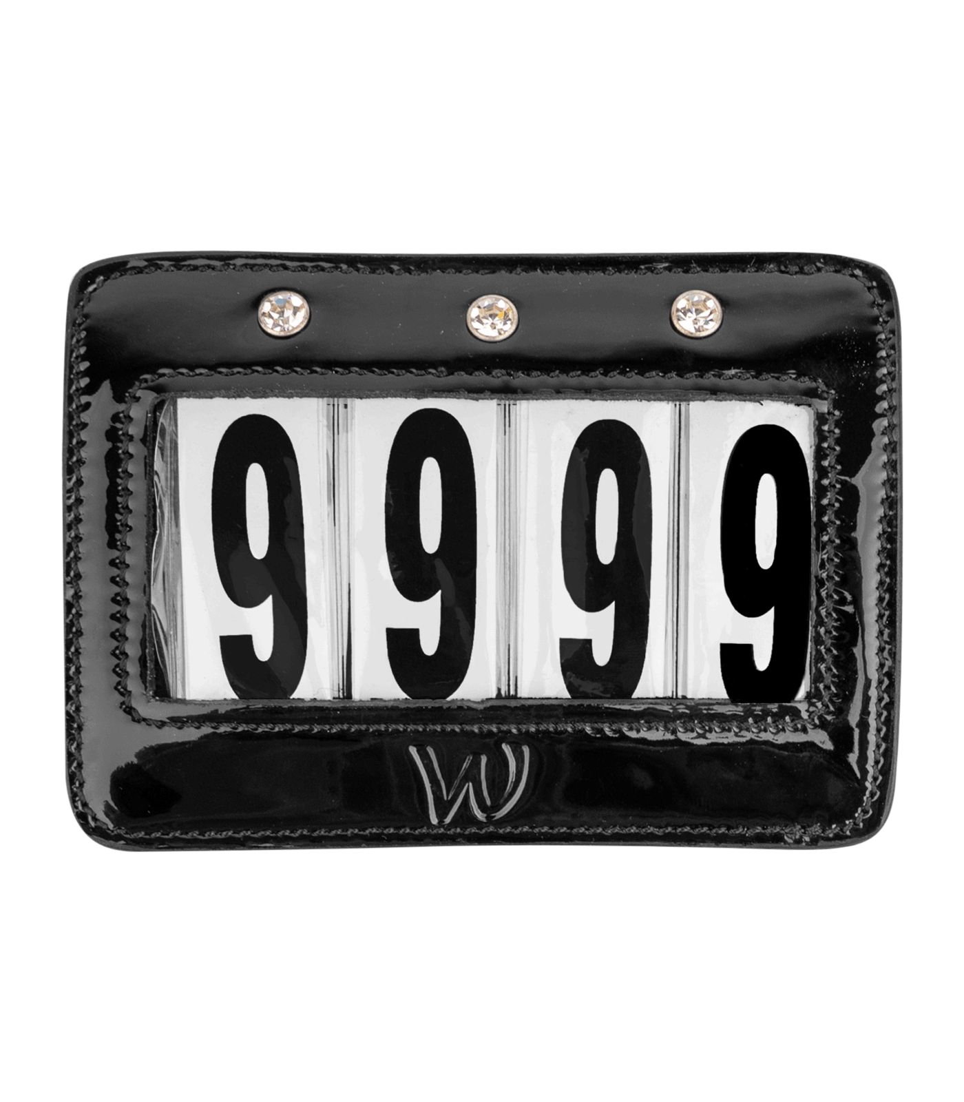 Waldhausen Waldhausen Startnummern Lackleder, rechteckig
