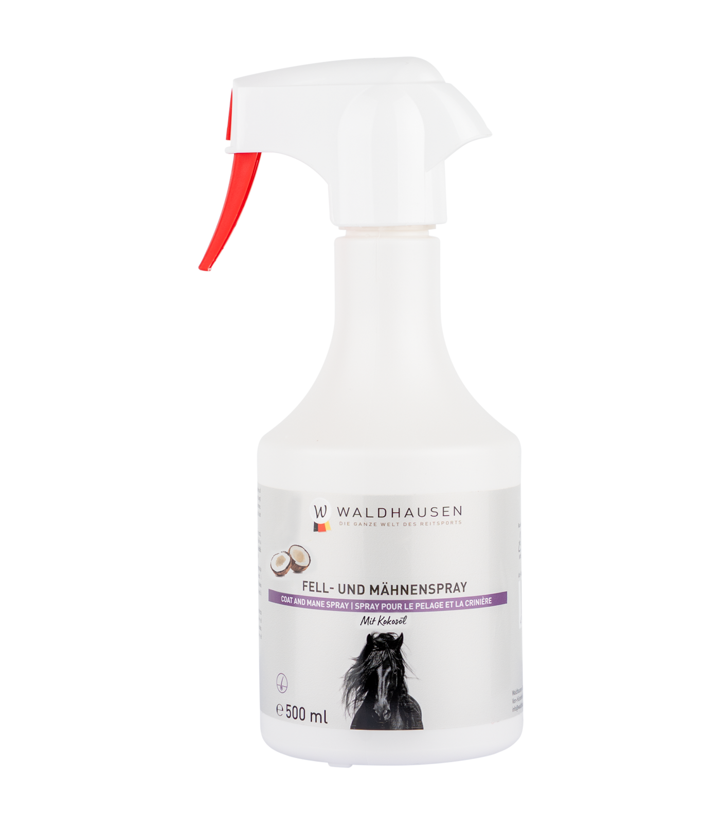 Waldhausen Fell- und Mähnenspray mit Kokosöl, 500 ml
