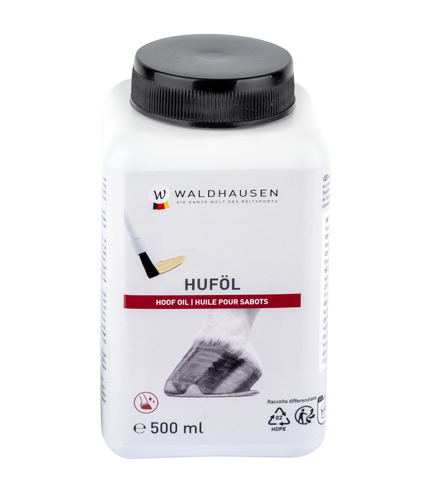 Waldhausen Huföl mit Lorbeeröl, mit Pinsel, 500 ml Waldhausen Huföl mit Lorbeeröl, mit Pinsel, 500 ml