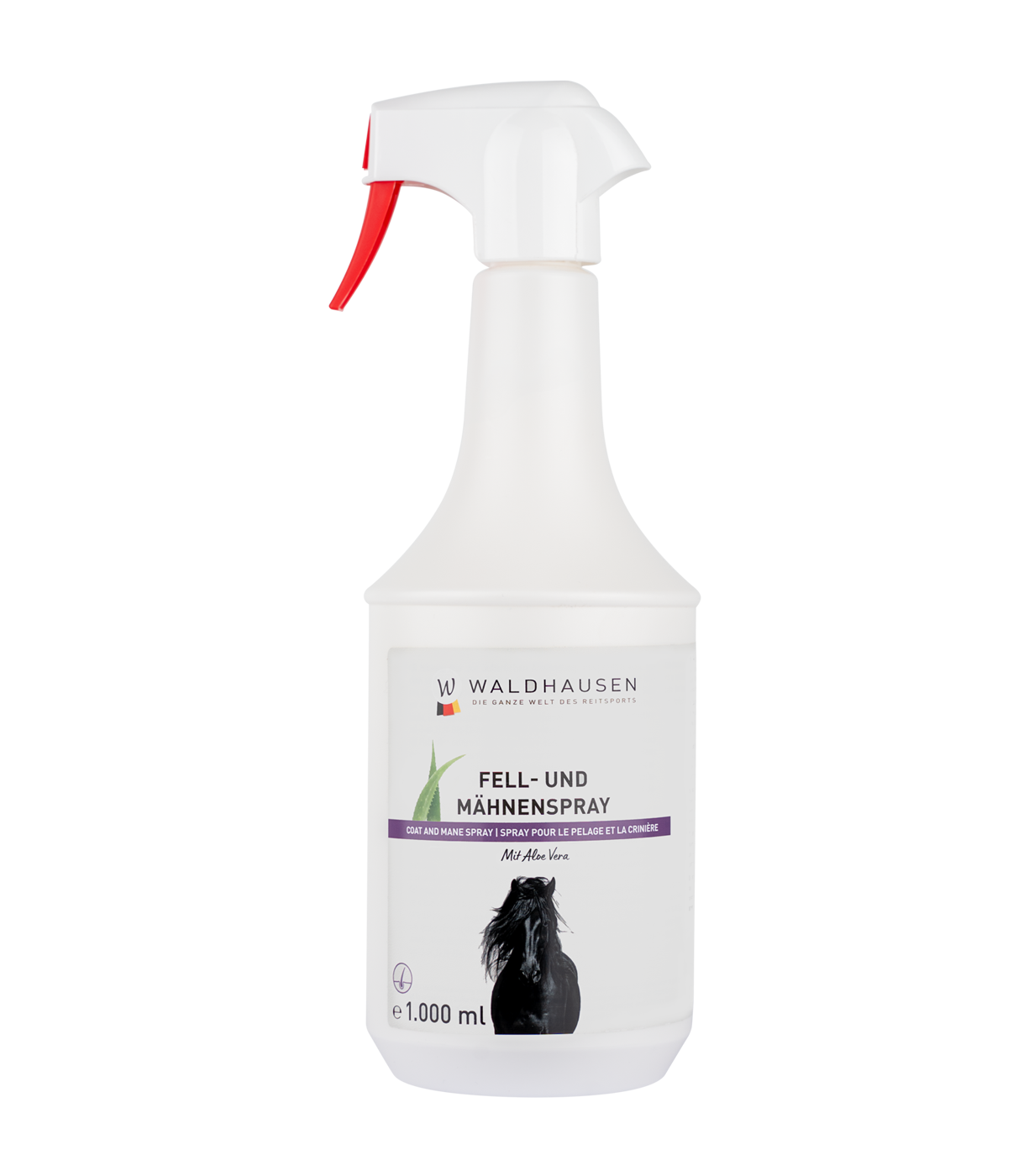 Waldhausen Fell- und Mähnenspray mit Aloe Vera, 1000 ml