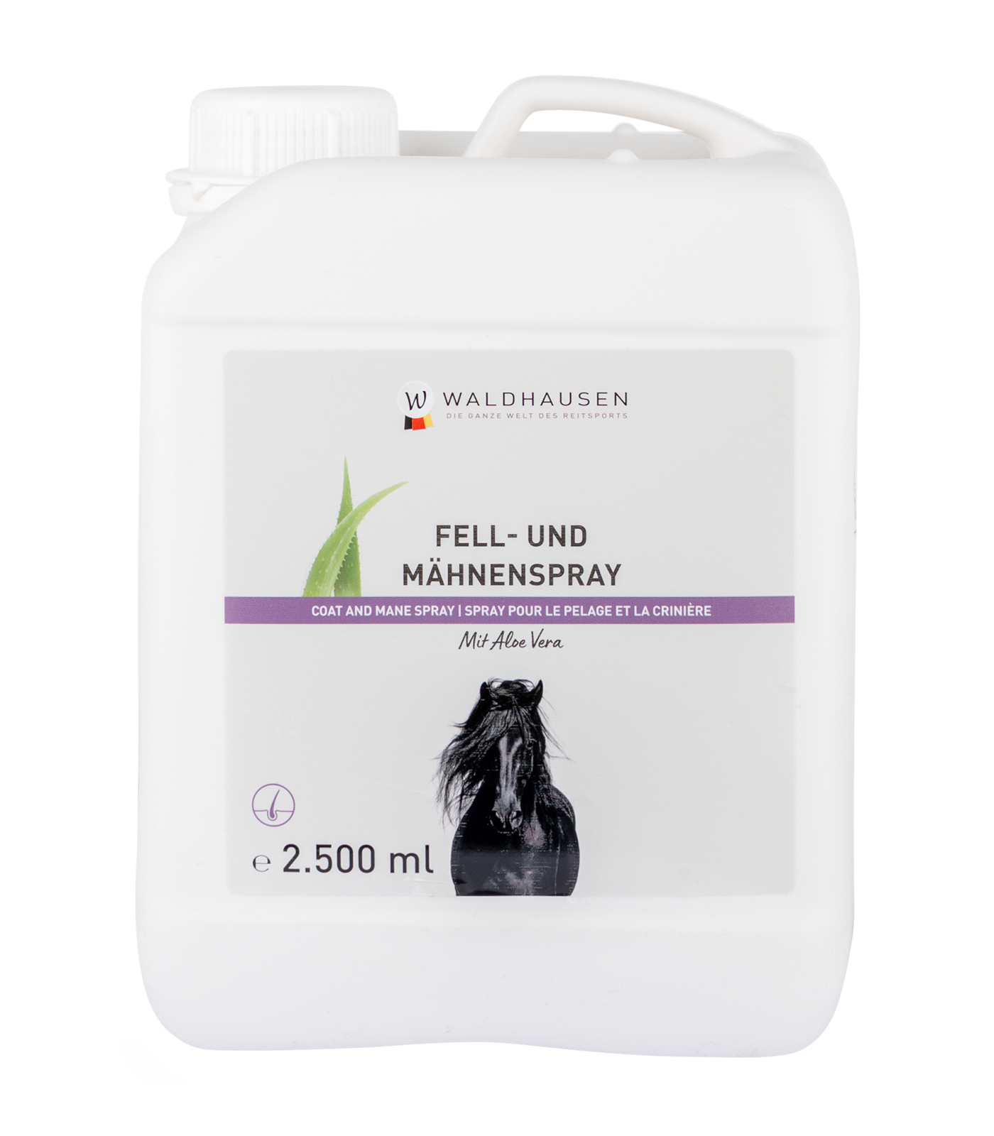 Waldhausen Fell- und Mähnenspray mit Aloe Vera, 2500 ml