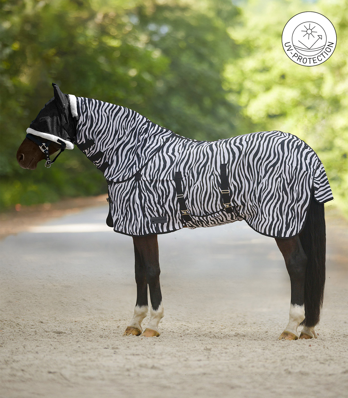 Waldhausen Waldhausen Fliegendecke Zebra