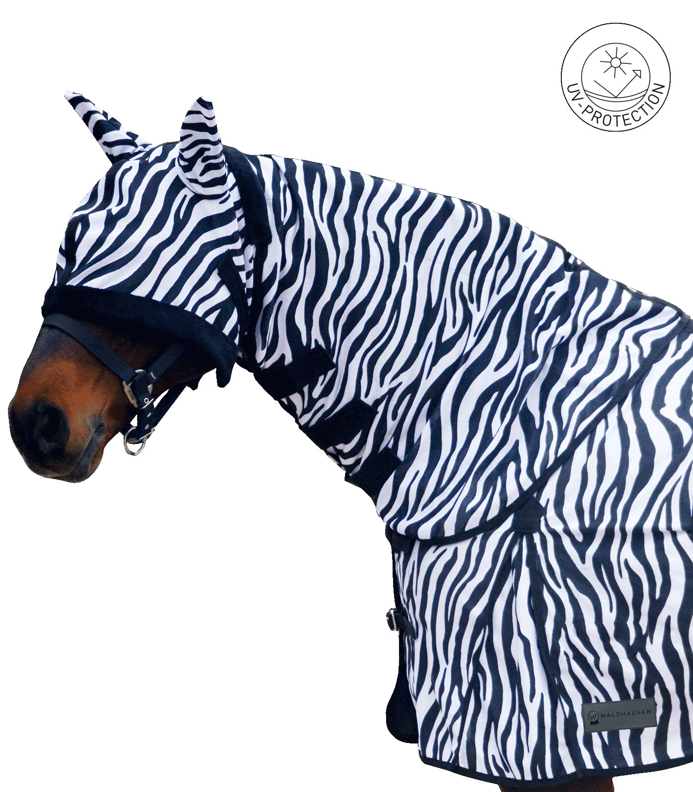 Waldhausen Waldhausen Fliegenhalsdecke Zebra