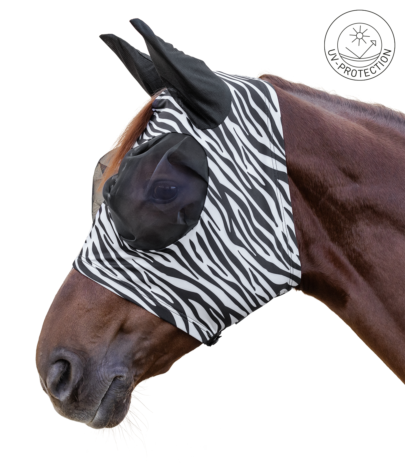 Waldhausen Waldhausen Fliegenmaske Puck Zebra