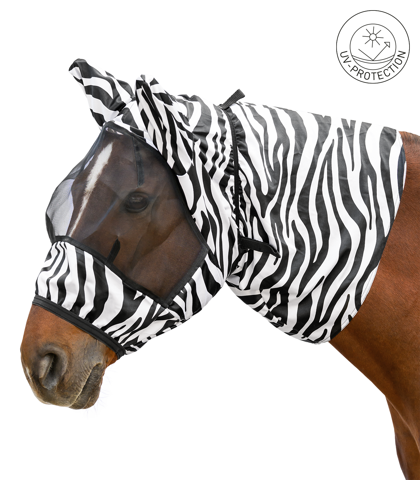 Waldhausen Waldhausen Ekzemer Fliegenmaske Zebra