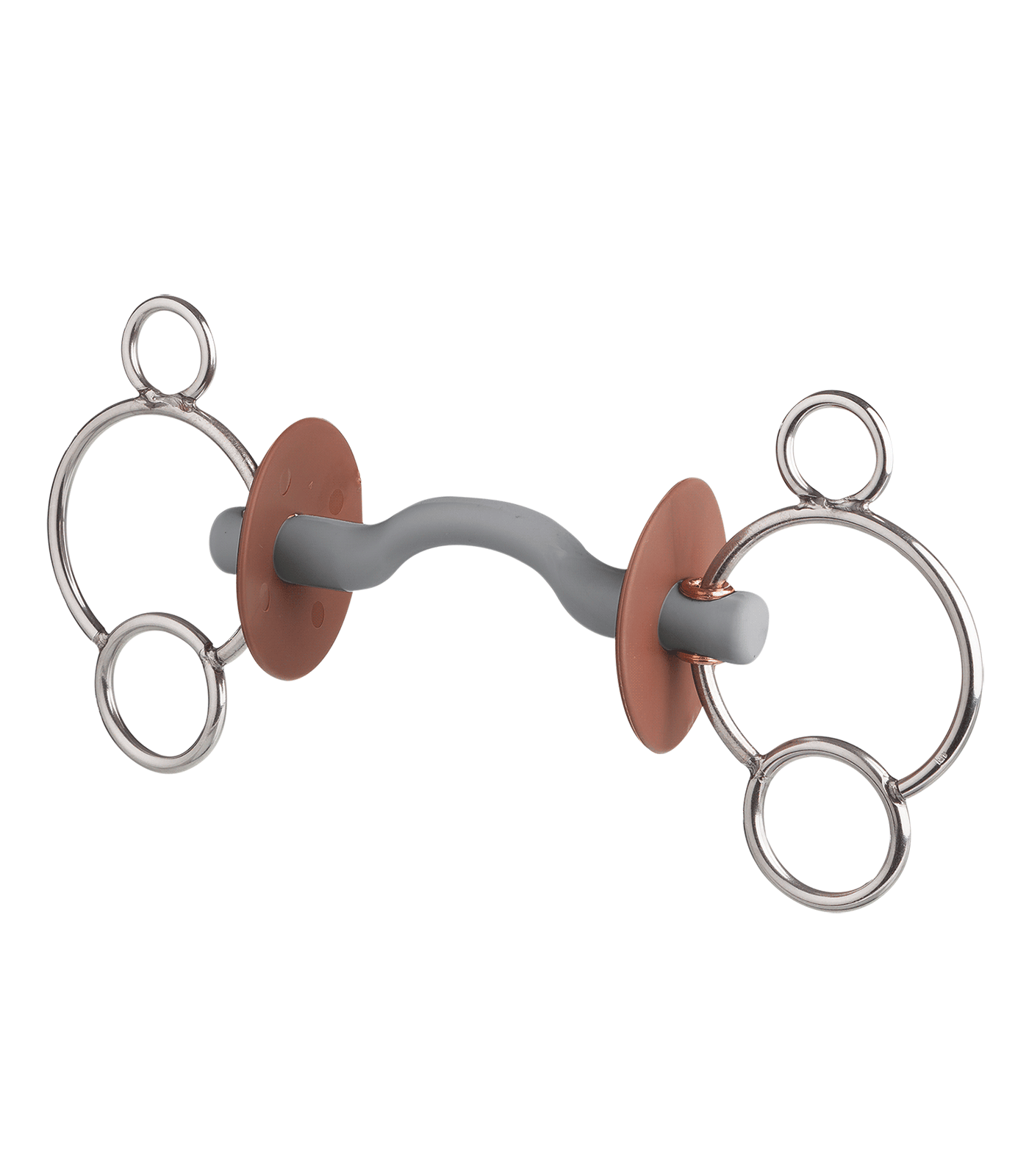 beris beris 3-Ring Gebiss mit Zungenbogenstange