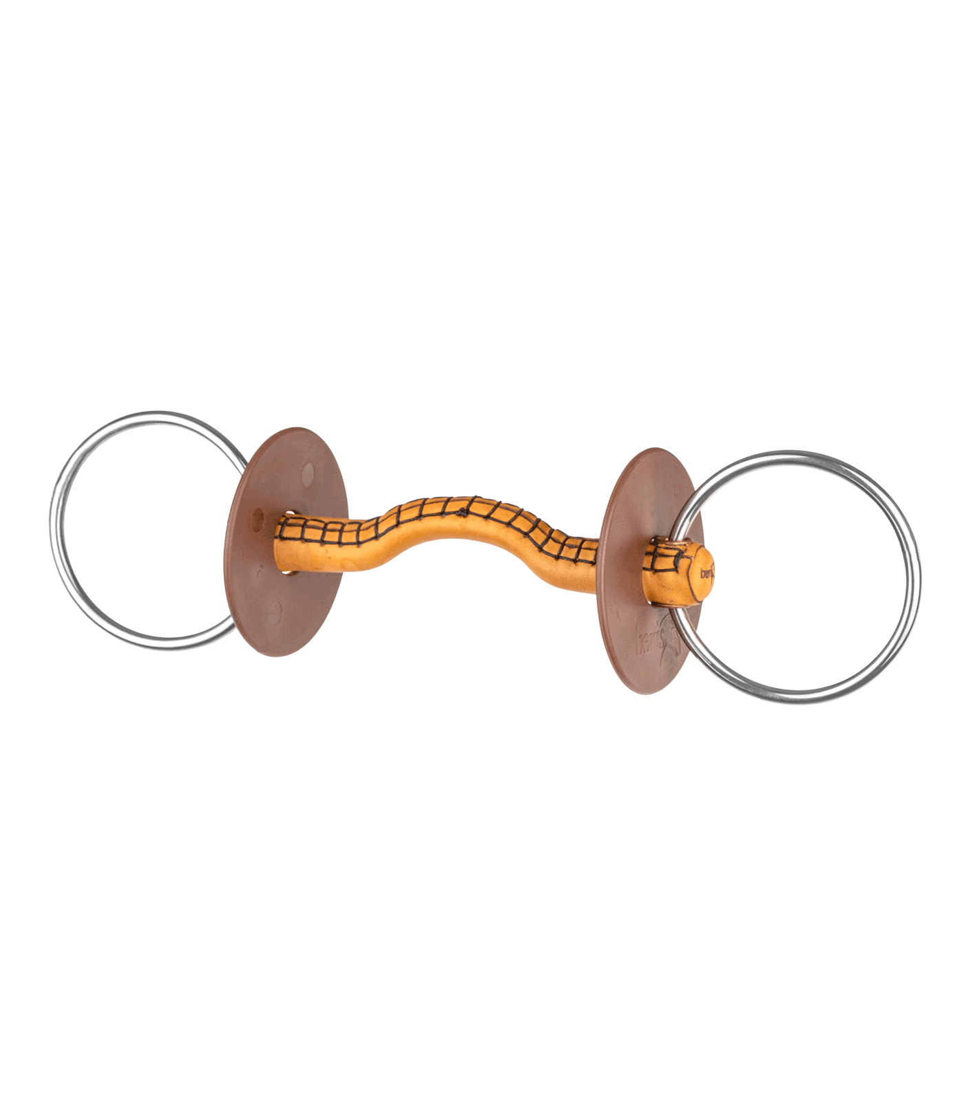 beris beris Wassertrense, Lederstange Konnex Zungenbogen dünn, Ring 7,5cm