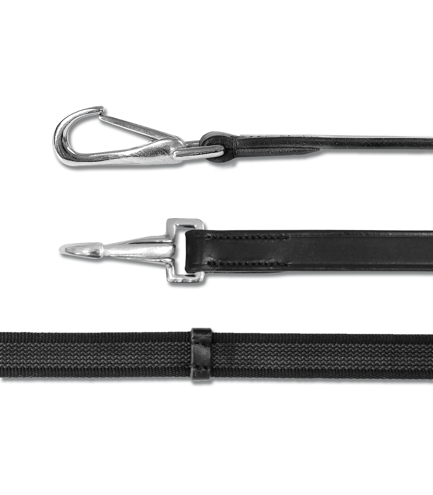 Waldhausen Waldhausen Anti Rutsch Zügel mit Karabiner